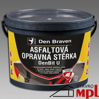 DenBit Asfaltová opravná stierka U 5kg (Balenie 5 kg, Farba čierna)