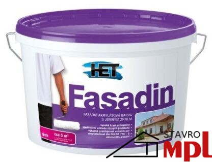 HET Fasádna akrylátová jemnozrnná farba Fasadin 1