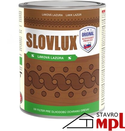 Laková lazúra Slovlux 2,5 l (Balenie 2,5 l, Farba orech)